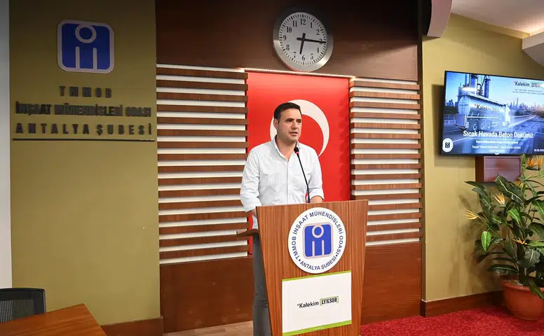 Betonda "Sıcak Hava" Alarmı! İMO Antalya Şubesi’nden Sektöre Kritik Uyarılar