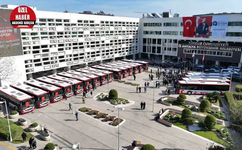 Antalya Büyükşehir’e 19 Otobüs Geldi!