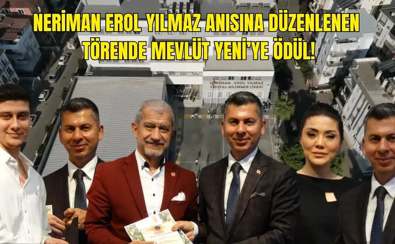 Neriman Erol Yılmaz Anısına Düzenlenen Törende Mevlüt Yeni’ye Ödül!