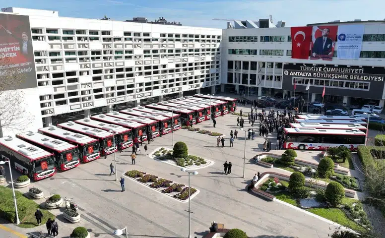 Antalya'ya 50 Yeni Otobüs