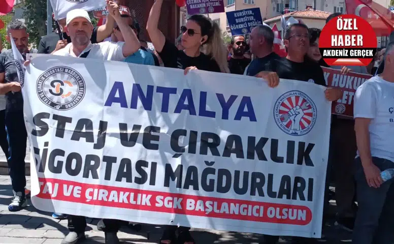 Antalya Staj ve Çıraklık Mağdurları Bursa’da Adalet İçin Tek Ses