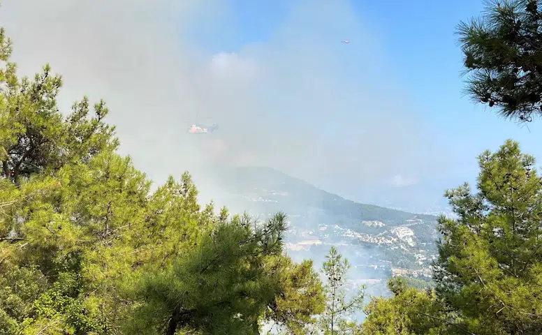 Alanya ve Konyaaltı'da Orman Yangını