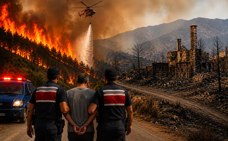 Antalya Dahil 8 İldeki Yangın Soruşturmasında 2 Tutuklu