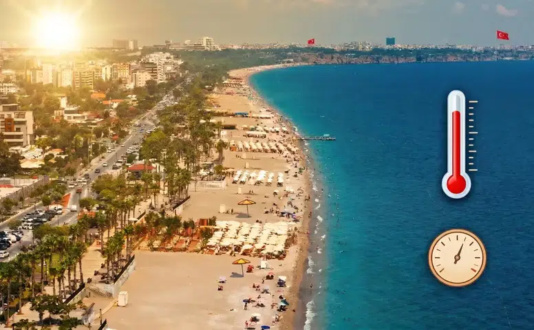 Antalya Pazartesi Hava Durumu: Sıcaklıklar 3 Derece Birden Artacak