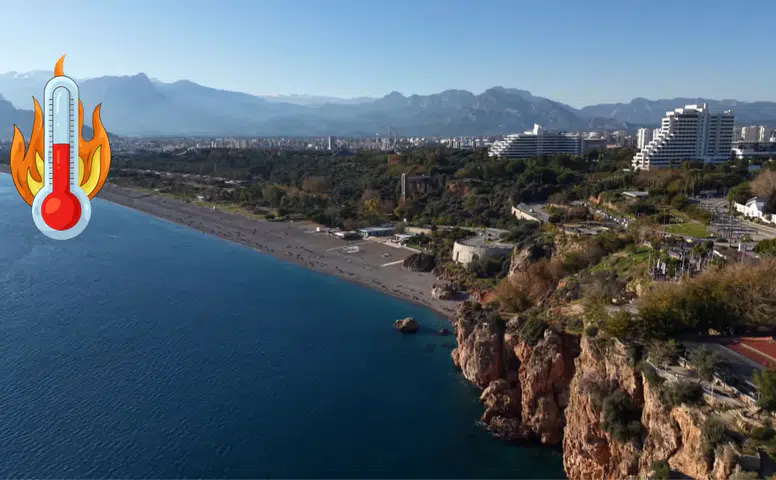 Antalya Genelinde Sıcaklıklar 36 Dereceyi Bulacak