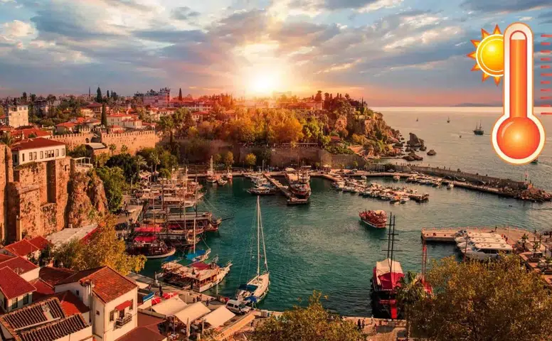 Antalya'da Hava Sıcaklığı Düşüyor Ama O İlçede Termometre Zirvede