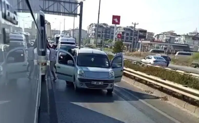 Manavgat'ta Emniyet Şeridi Dehşeti Kamerada