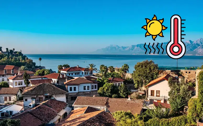 Antalya'da Sıcaklık 3 Derece Birden Yükseliyor!