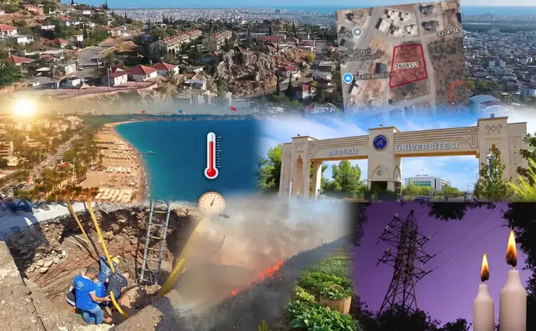 Antalya 31 Ağustos Pazartesi Gündemi