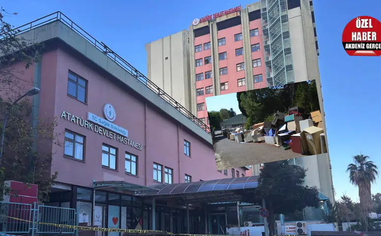 Antalya’da Yıkılamayan Atatürk Devlet Hastanesi’nde Mezbelelik