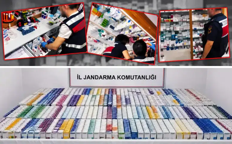 Korkuteli Eczane Operasyonunun Görüntüleri Paylaşıldı