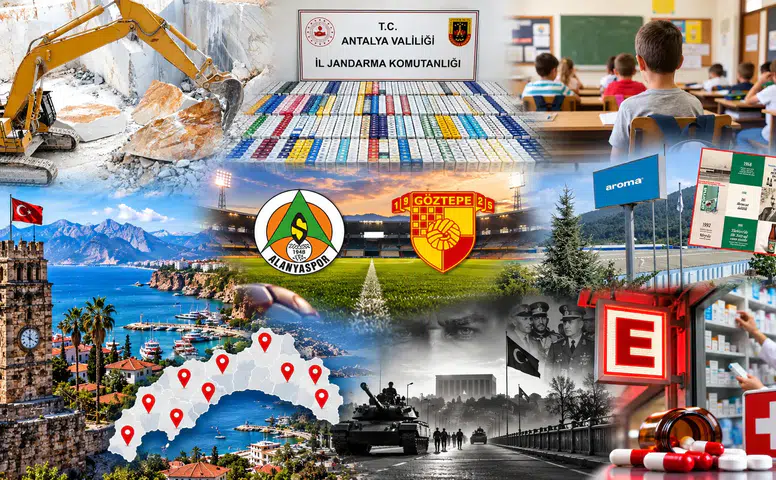 Antalya Gündeminde Bugün: Kaş'tan Alanya'ya Kritik Gelişmeler