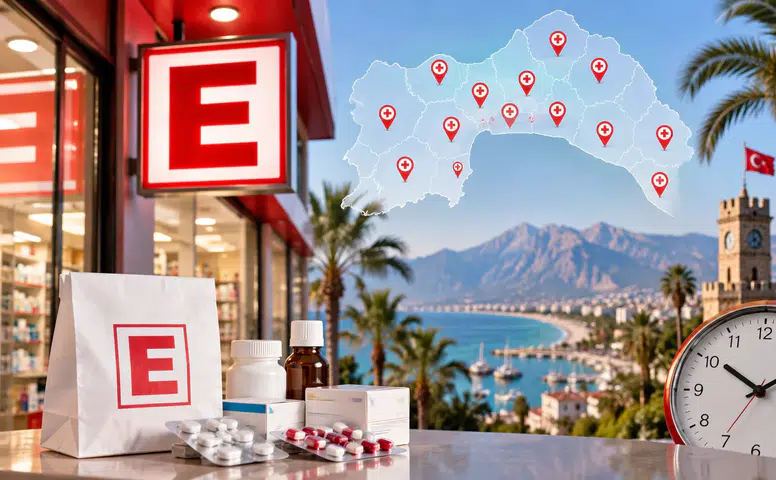 Antalya Genelinde Bugün Nöbetçi Olan Eczaneler Listesi