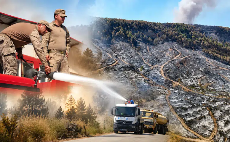 Aksu Yangınının 3. Günü: Alevlerin Enerjisi Düşürüldü