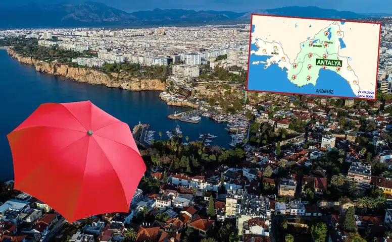 Antalya'da Sağanak Yağış Hangi İlçeleri Etkileyecek?