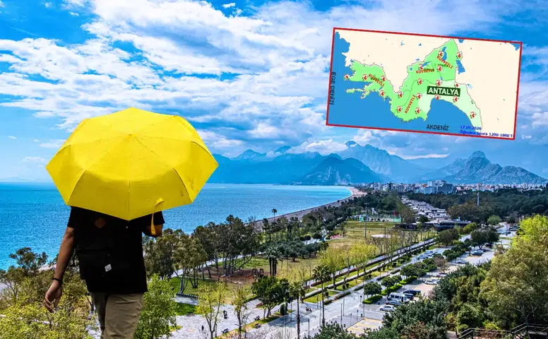 Antalya'da Kuvvetli Sağanak Alarmı: Sıcaklık da Düşüyor!