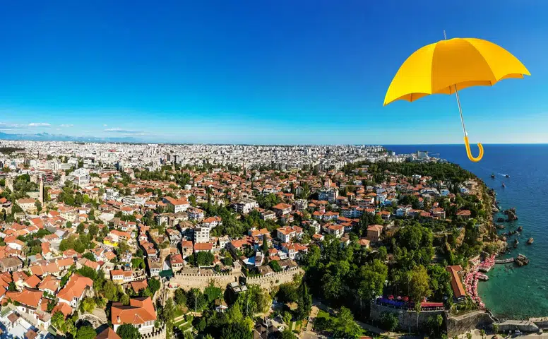 Antalya'da İç Kesimlere Gök Gürültülü Sağanak Uyarısı