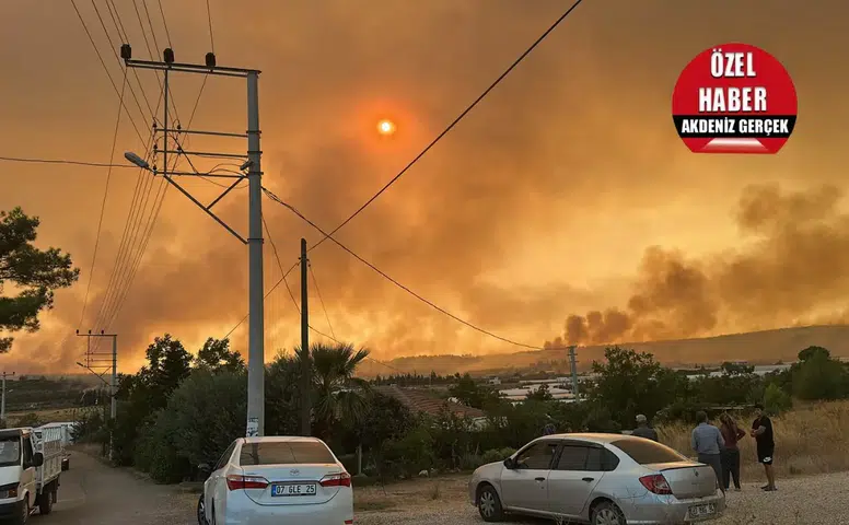 Aksu'daki Orman Yangınında Alevler Durdurulamıyor