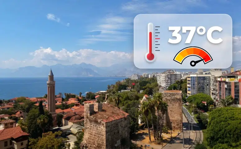 Antalya'da Sıcak Hava Hız Kesmiyor