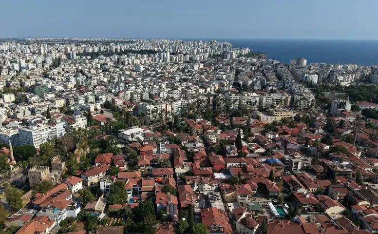 Kaleiçi Surları Gökyüzünden Görüntülendi