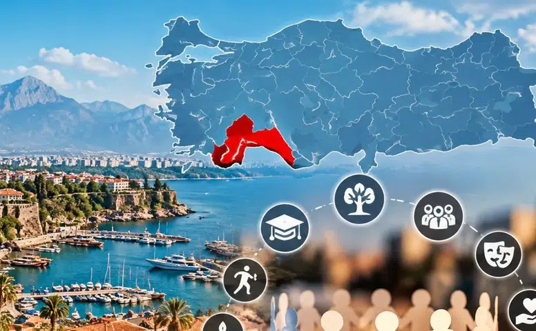 Antalya Dernek Sayısında Türkiye’de İlk 10'da!
