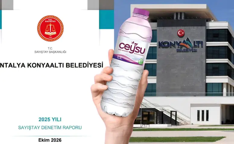 Sayıştay Raporladı: Konyaaltı’nda CEYSU Kaynak Suyu Harcı Tahsil Edilmedi!