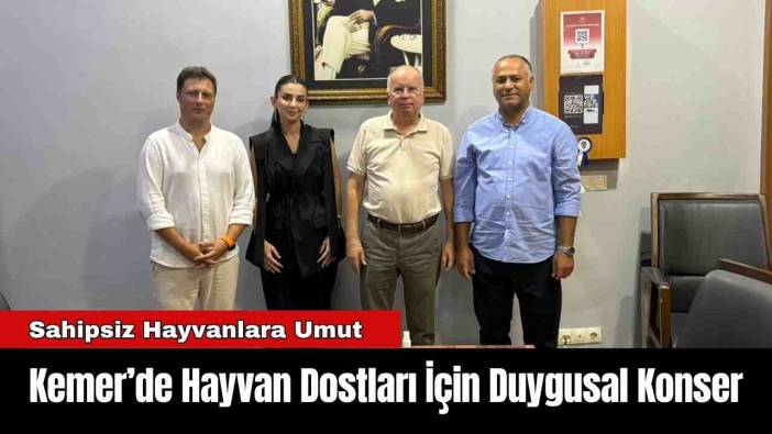 Kemer’de Hayvan Dostları İçin Duygusal Konser