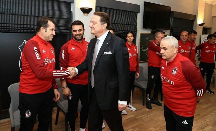 Beşiktaş Başkanı Hasan Arat'tan Futbolculara Motivasyon