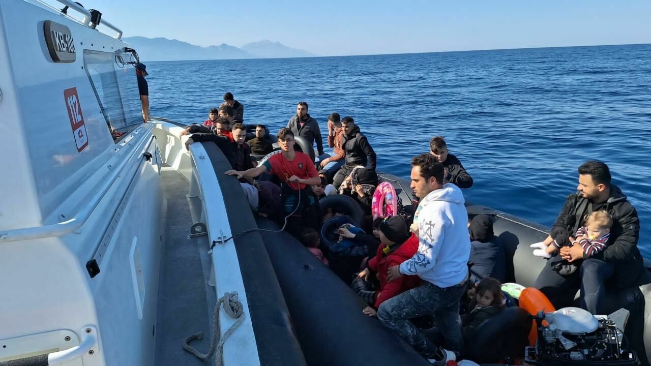 Muğla'da 60 düzensiz göçmen yakalandı
