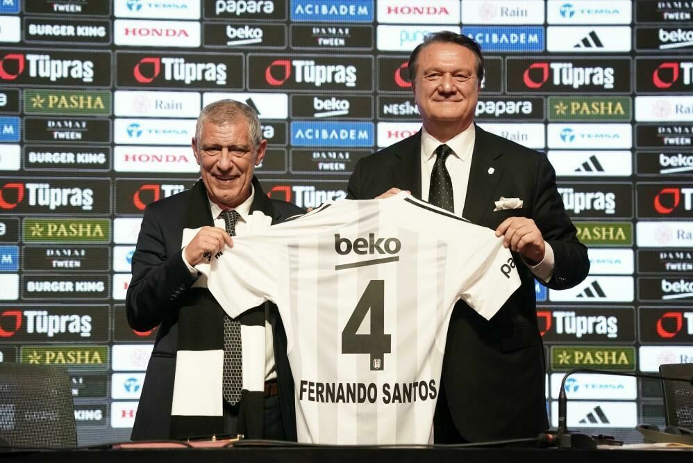 Beşiktaş'ın yeni hocası Fernanda Santos imzayı attı