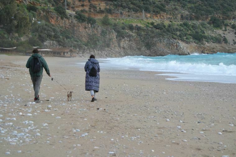 Fethiye'de Fırtınanın Ardından Dev Dalgalar Oluştu 