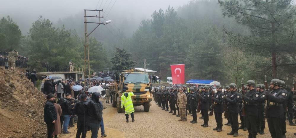 Şehit Adem Kel Hassa'da son yolculuğuna uğurlandı