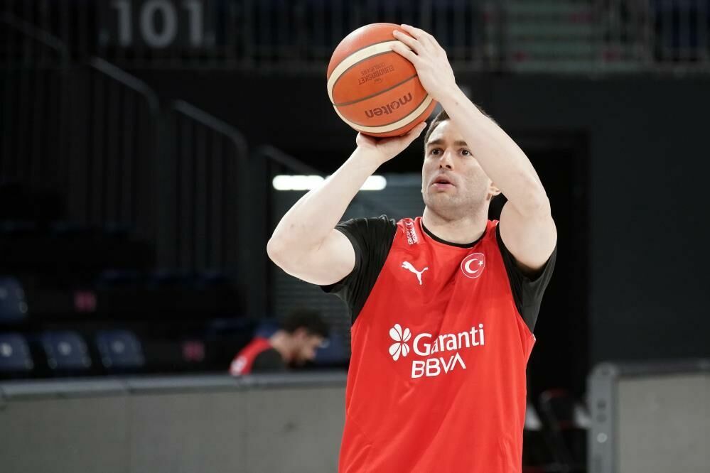 A Milli Basketbol Takımı İtalya maçı öncesi antrenman yaptı
