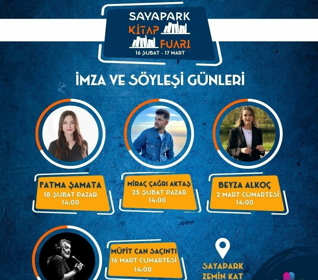 Mersin Sayapark Kitap Fuarı Başlıyor
