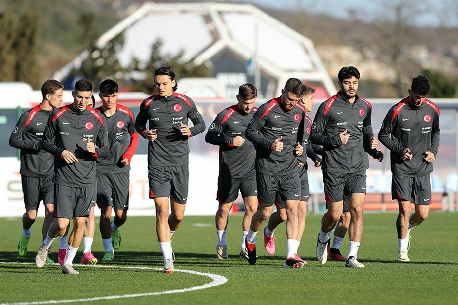 A Milli Futbol Takımı Avusturya maçı öncesi hazırlıklarını tamamladı