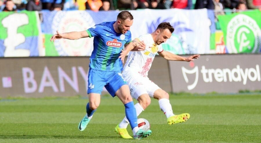 Kayserispor Rizespor karşısında deplasmanda zorlanıyor