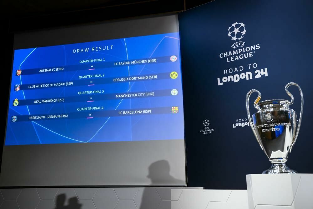 UEFA Şampiyonlar Ligi çeyrek ve yarı final kura çekimi sonuçlandı