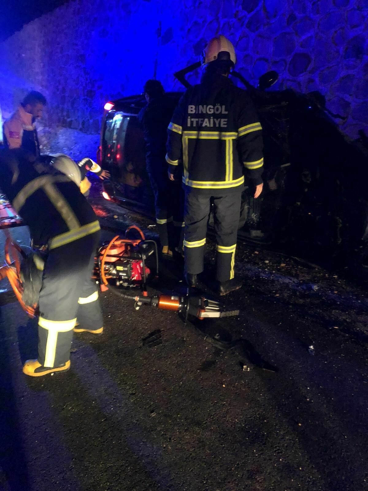 Bingöl’de Trafik Kazası