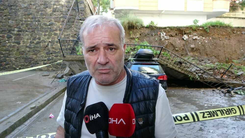 Trabzon'da Korku Anları! 2 Kişi Son Dakikada Kurtuldu