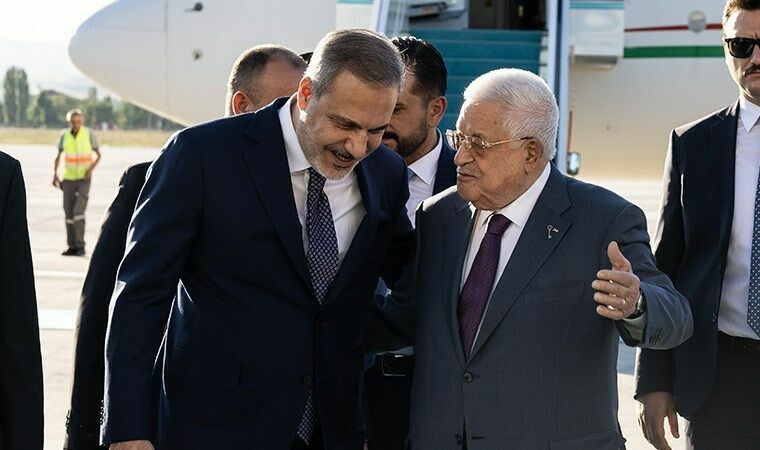 Filistin Devlet Başkanı Mahmud Abbas Ankara’ya geldi