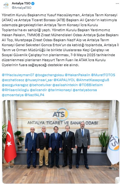 Antalya'da Keçi Çalıştayı Ve Hasyurt Tarım Fuarı Düzenlenecek 2