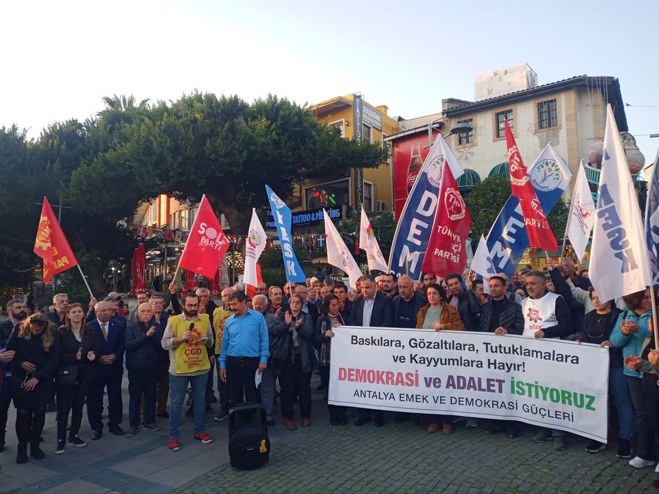 Antalya Emek Ve Demokrasi Güçleri Gazeteciler Geri Adım Atmayacak 2