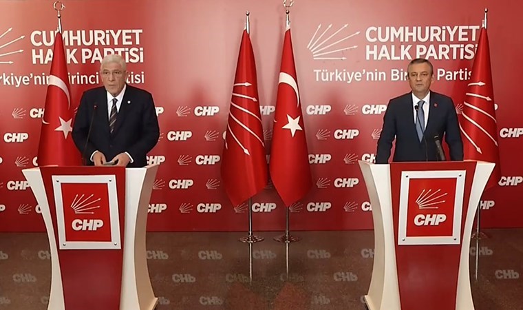 Özgür Özel ve Müsavat Dervişoğlu Görüştü