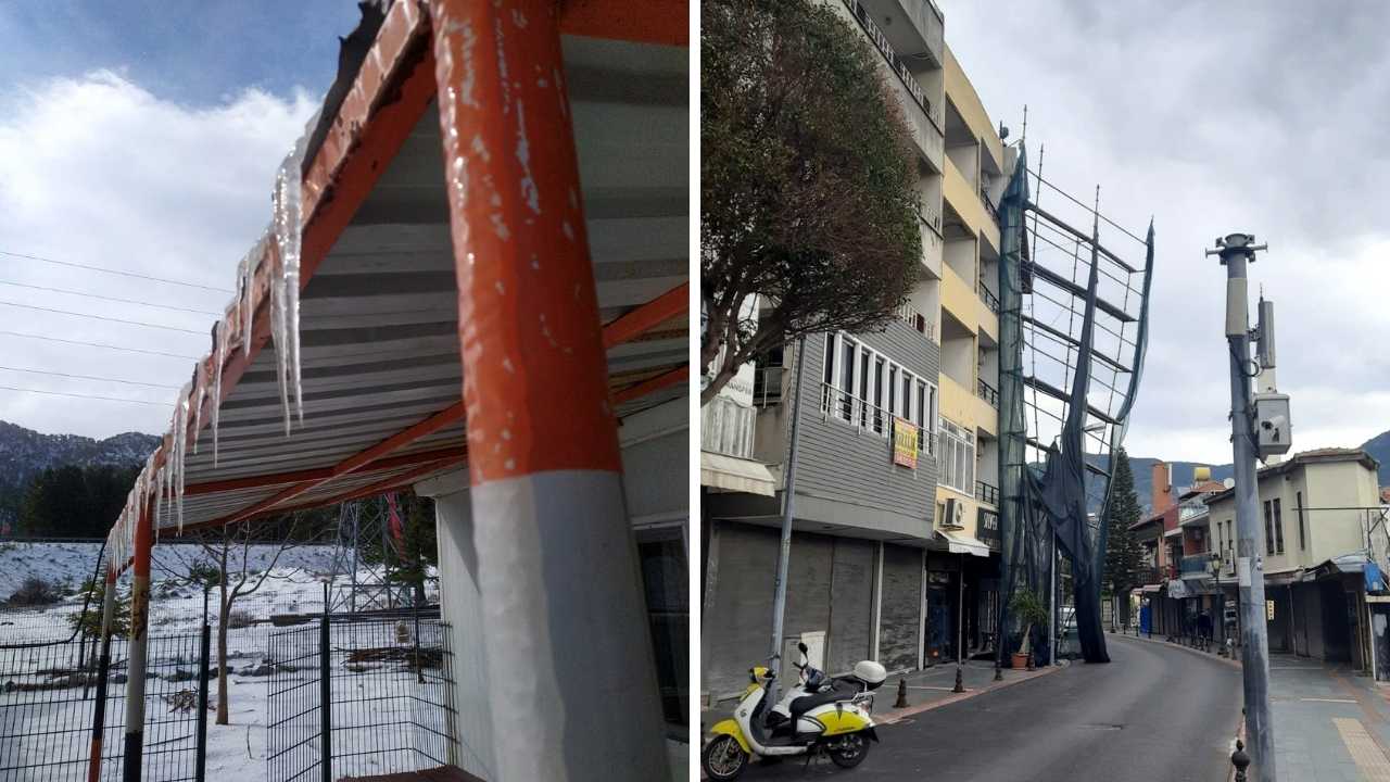 Alanya'da Fırtına Yıktı Geçti! Elektrik Kesintileri Bezdirdi 2
