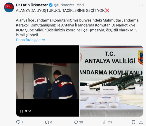 Alanya’da Uy*şturucu Şebekesine Şafak Operasyonu! 