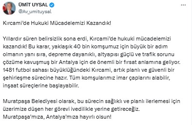 Antalya Kırcami'ye Yine Yeniden İmar Müjdesi 11