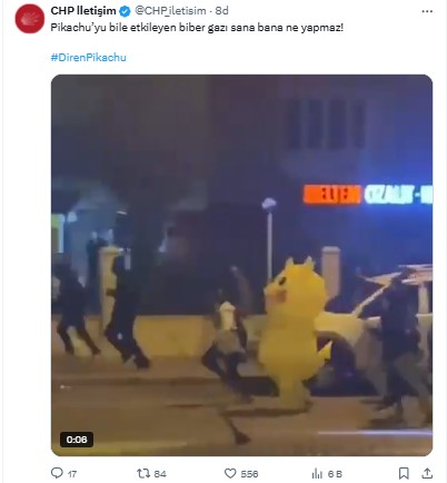 Antalya'da İmamoğlu'na Destek Veren Pikachu Polis Müdahalesinden Böyle Kaçtı 11