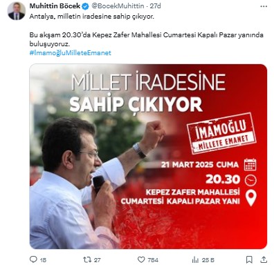Başkan Böcek Antalya Milletin İradesine Sahip Çıkıyor