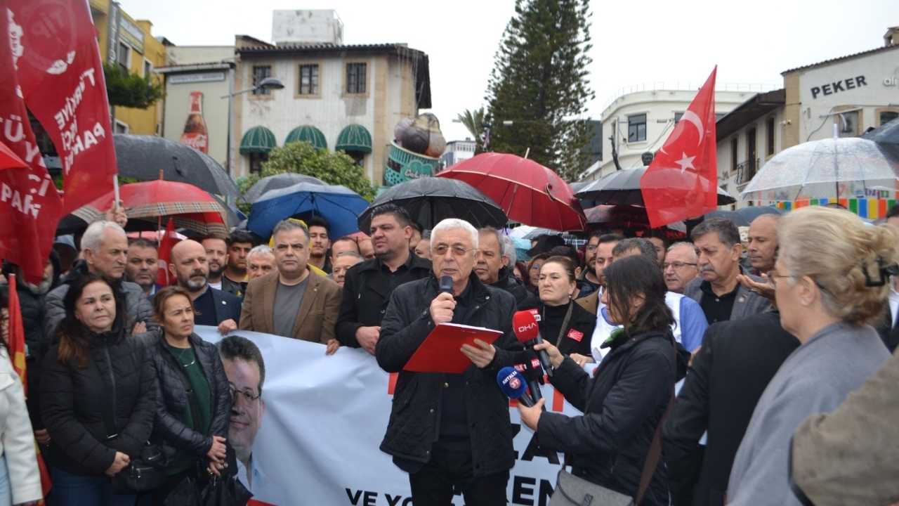 Chp Antalya'dan İmamoğlu'na Destek Yürüyüşü! 3