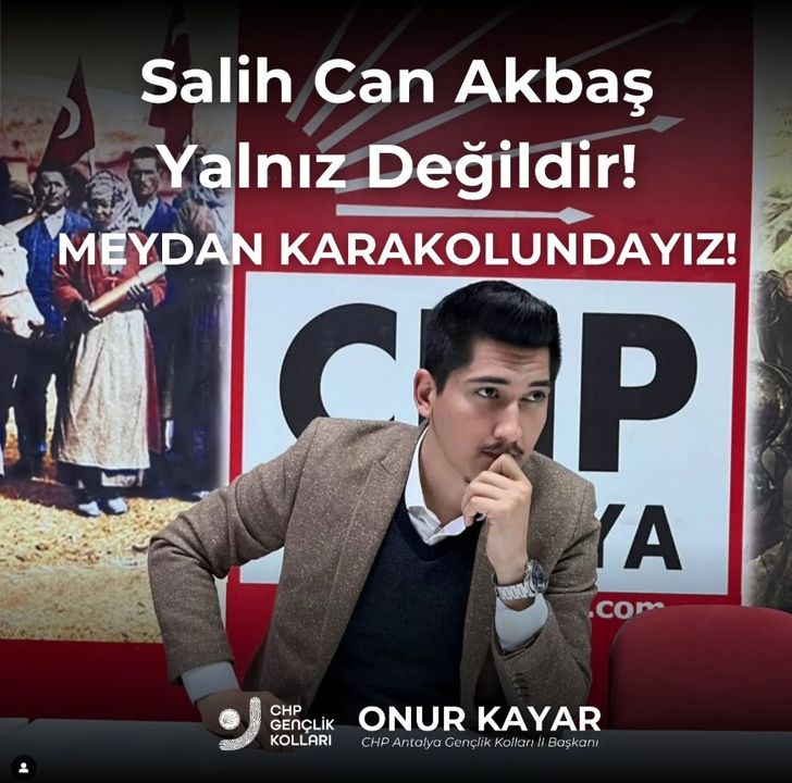 Chp Muratpaşa Gençlik Kolları Başkanı Gözaltına Alındı  2